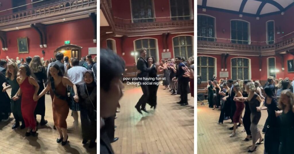 Oxford students Ceilidh